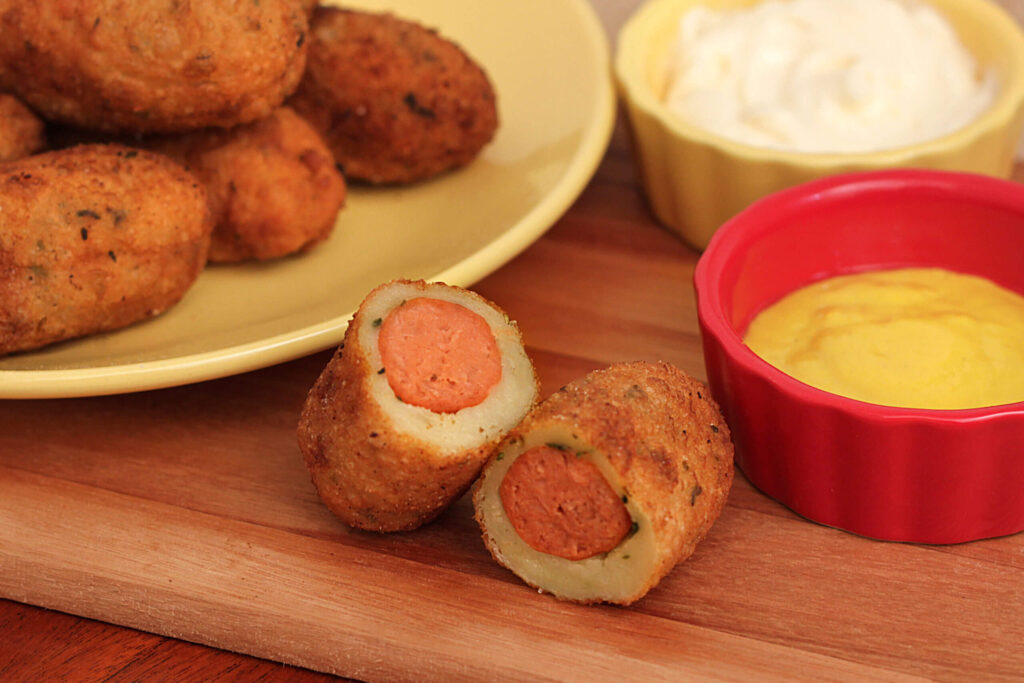 Corn Dog – salsicha empanada frita